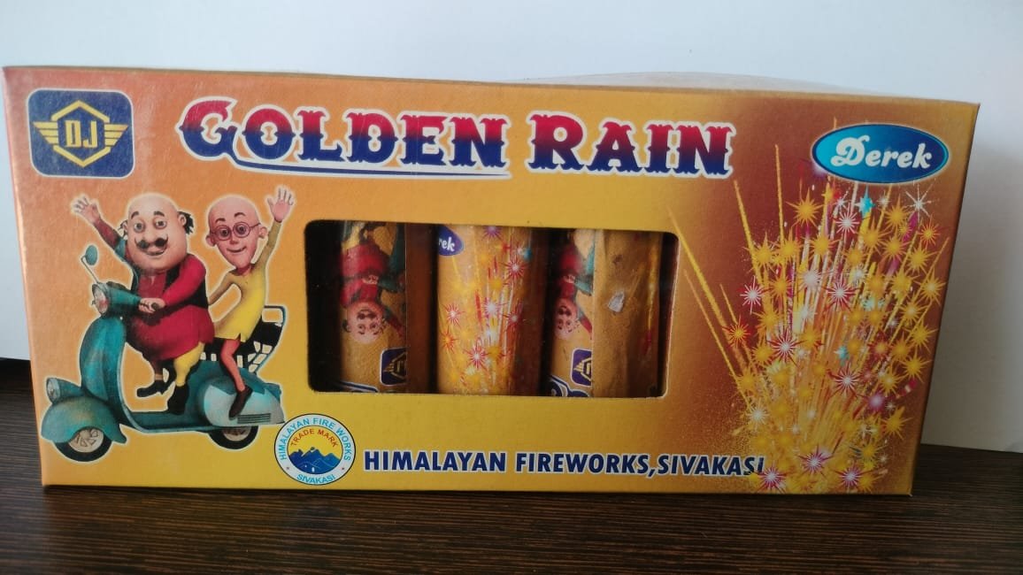 Golden Rain mini fountain (1 Box 5 Pcs)