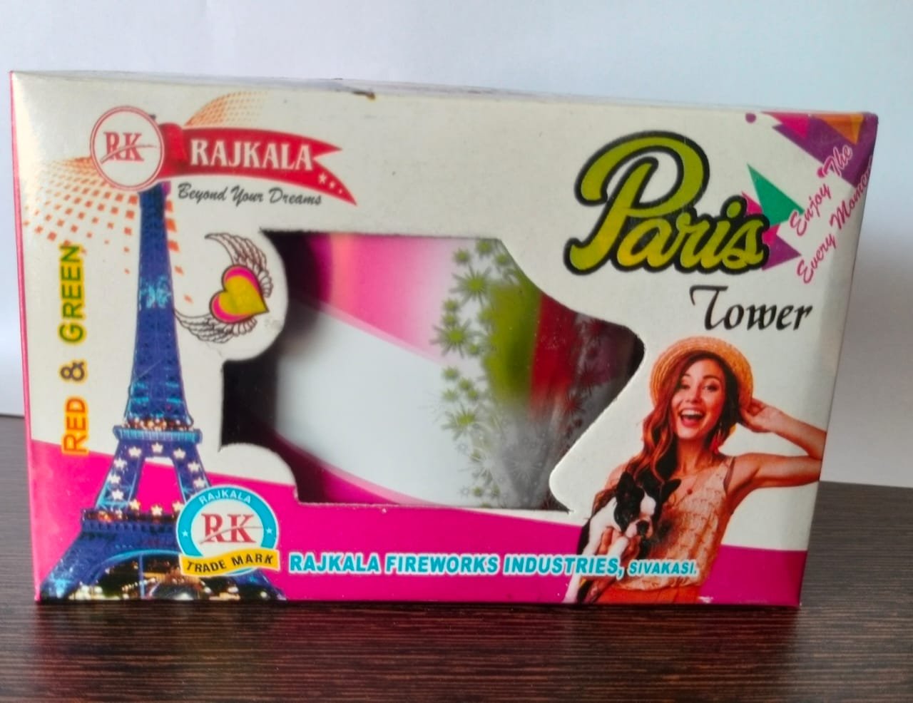 PARIS TOWER-RED & GREEN