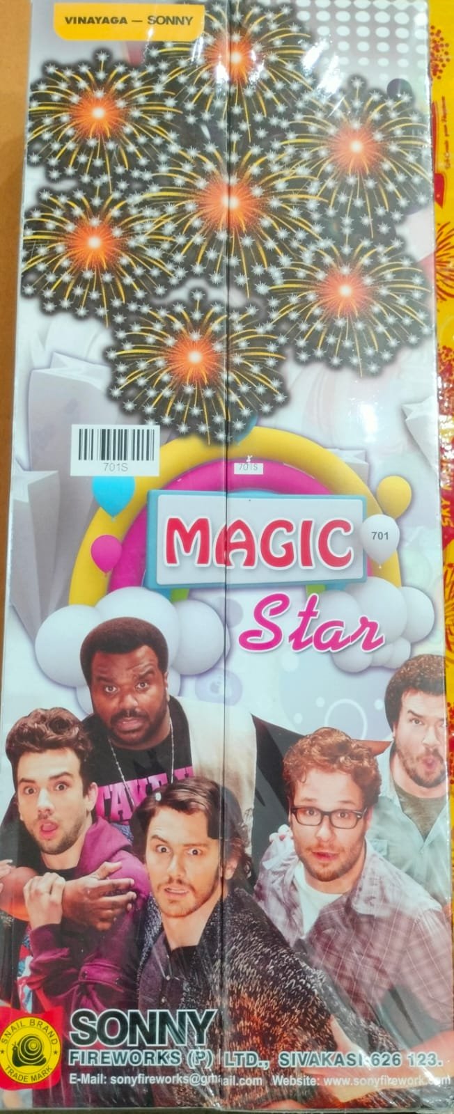 3.5"  INCH SONNY MAGIC STAR 7 STEP